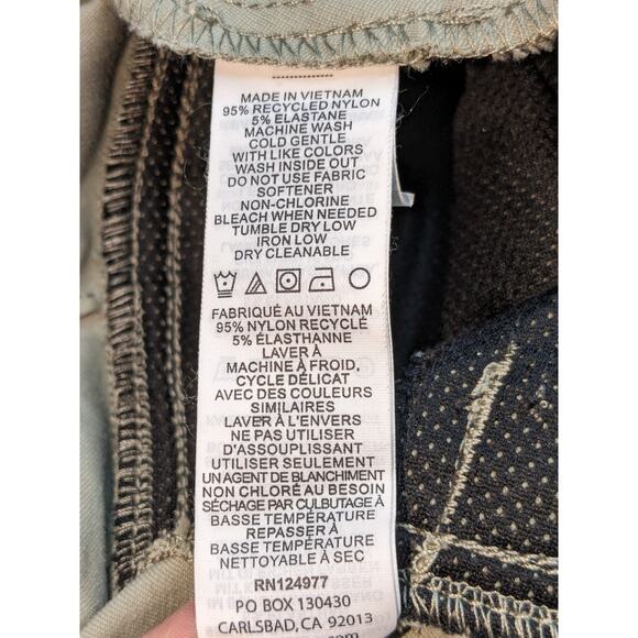 prAna Capri Pant Alana Knicker Women's 2 Green Knee Length Hiking Outdoors Gorp - Picture 5 of 11